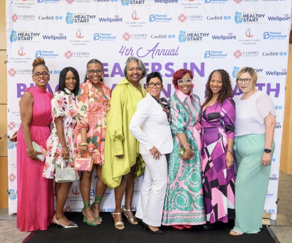 group of women posing